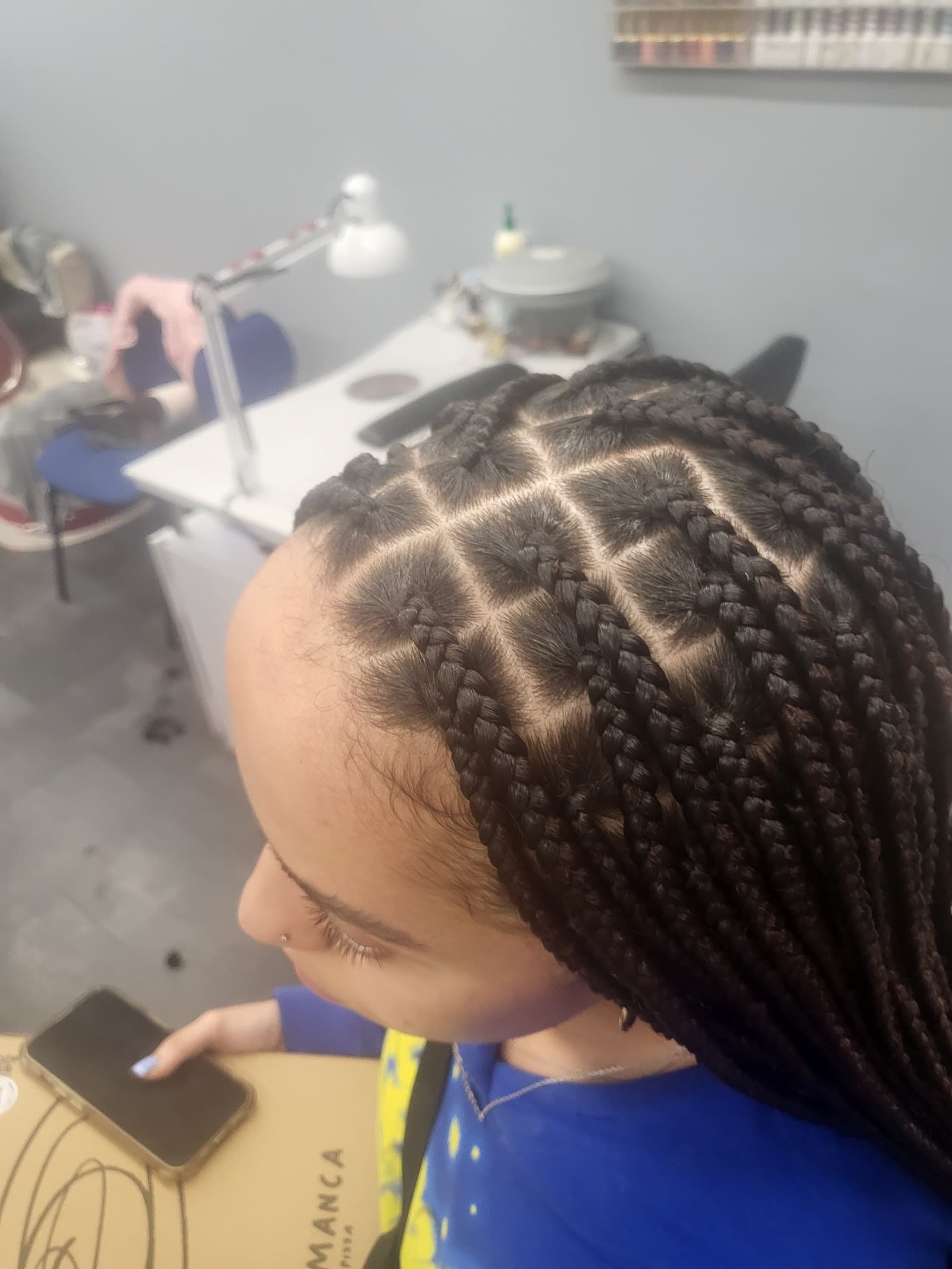 Afro hair dresser by Claudia