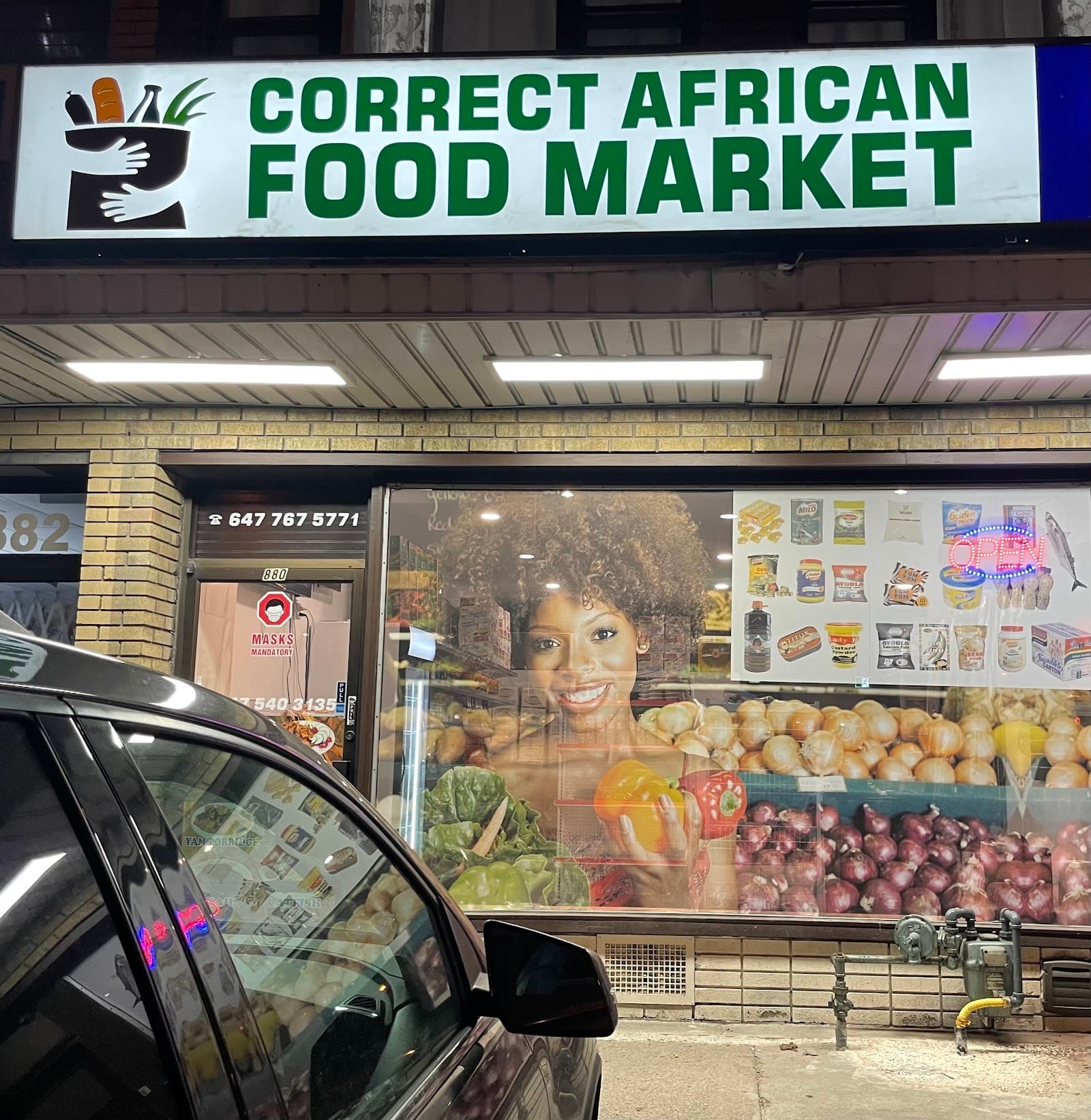 Correct African Food Market