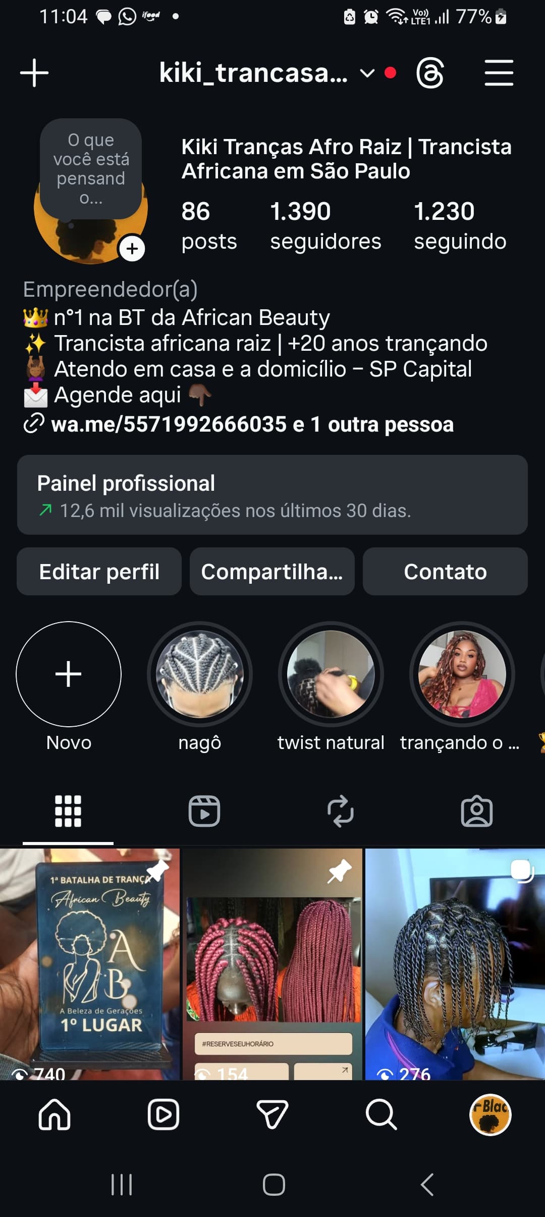 Kiki Tranças Afro Raiz | Trancista em São Paulo: