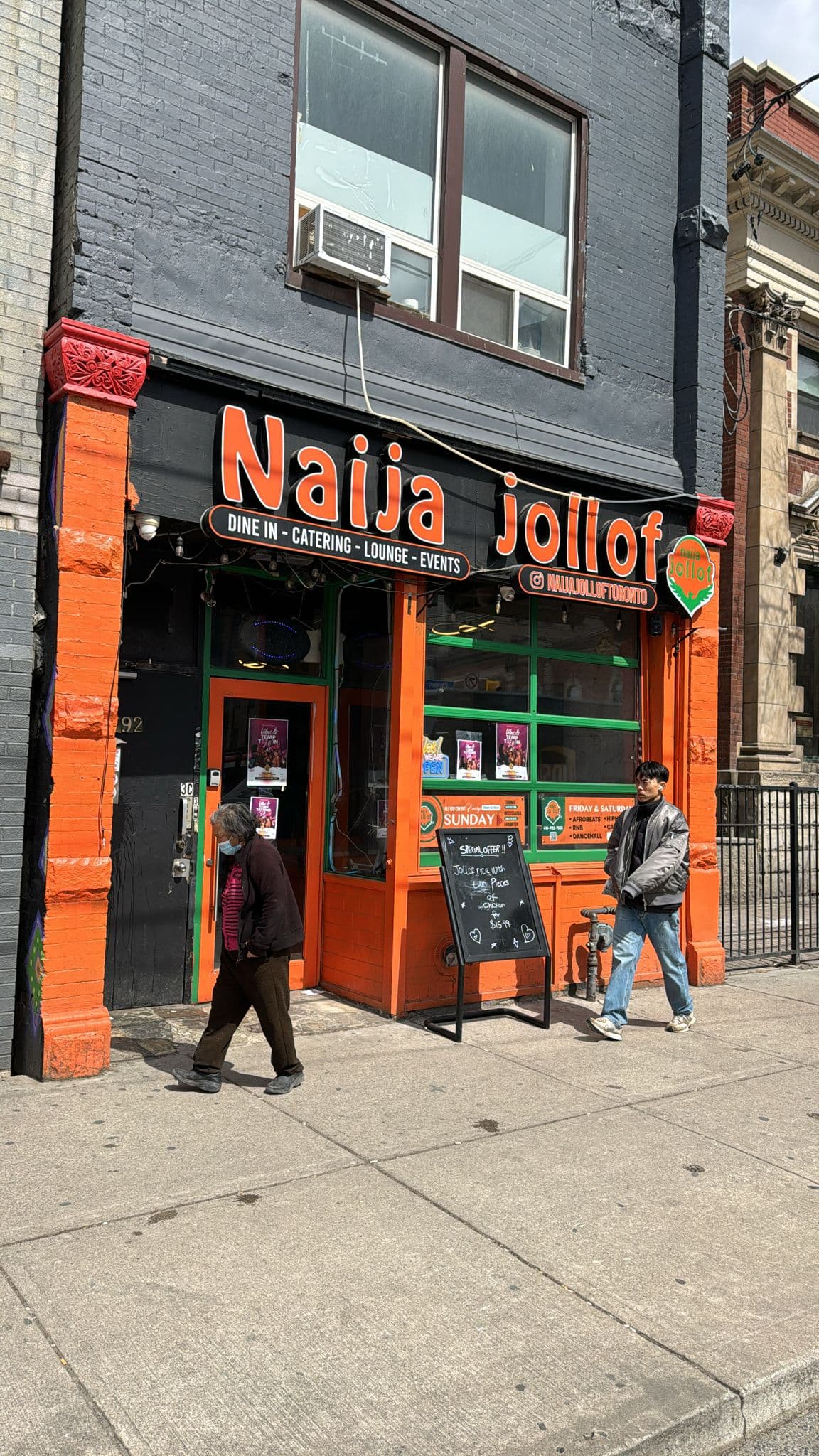 Naija Jollof downtown Bathurst and Queen