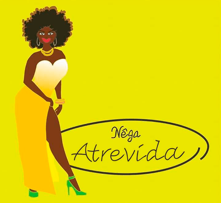 Nega atrevida moda afro e étnica